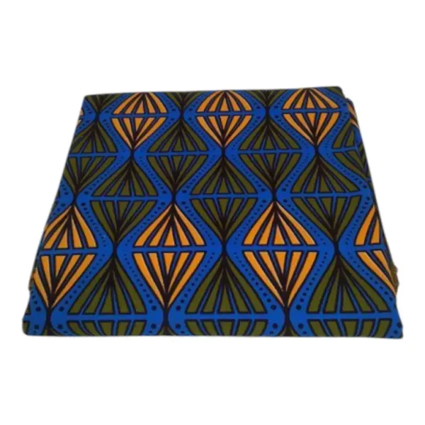 blue ankara fabric